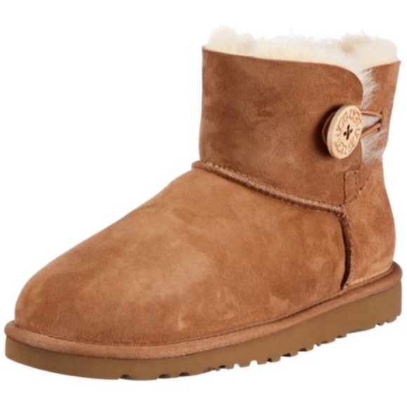 UGG Other - UGG Mini Bailey Button Chestnut 5